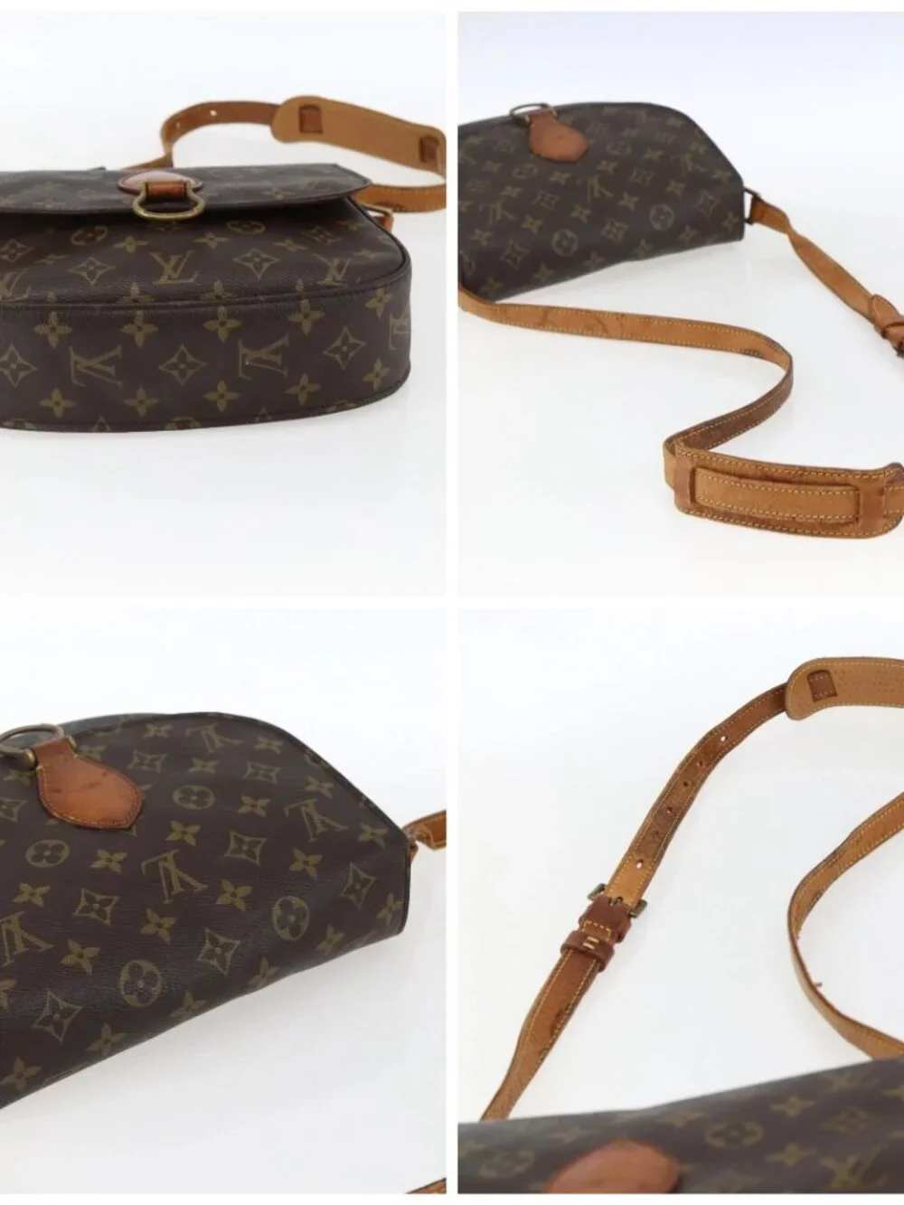 LOUIS VUITTON Monogram Saint Cloud GM Shoulder Bag